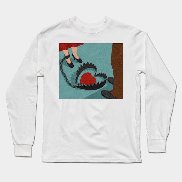 Woman Trap Long Sleeve T-Shirt by John Holcroft